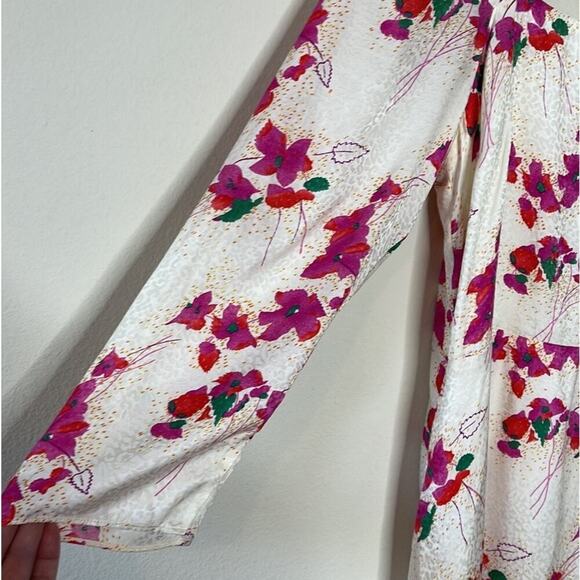 BA&SH ELONOR FLORAL PRINT‎ MIDI DRESS SIZE L - Picture 4 of 9